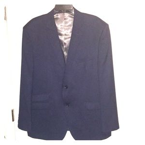 46R Perry Ellis Suit Jacket - Blue - Worn once!